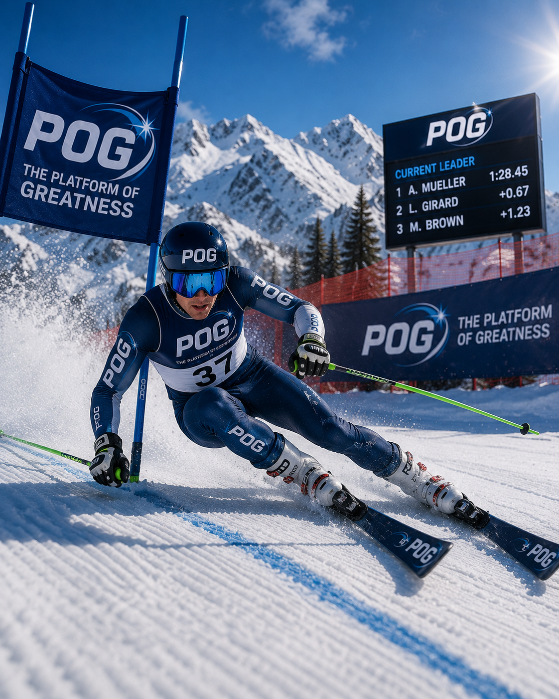 Alpine Skiing on Platform of Greatness