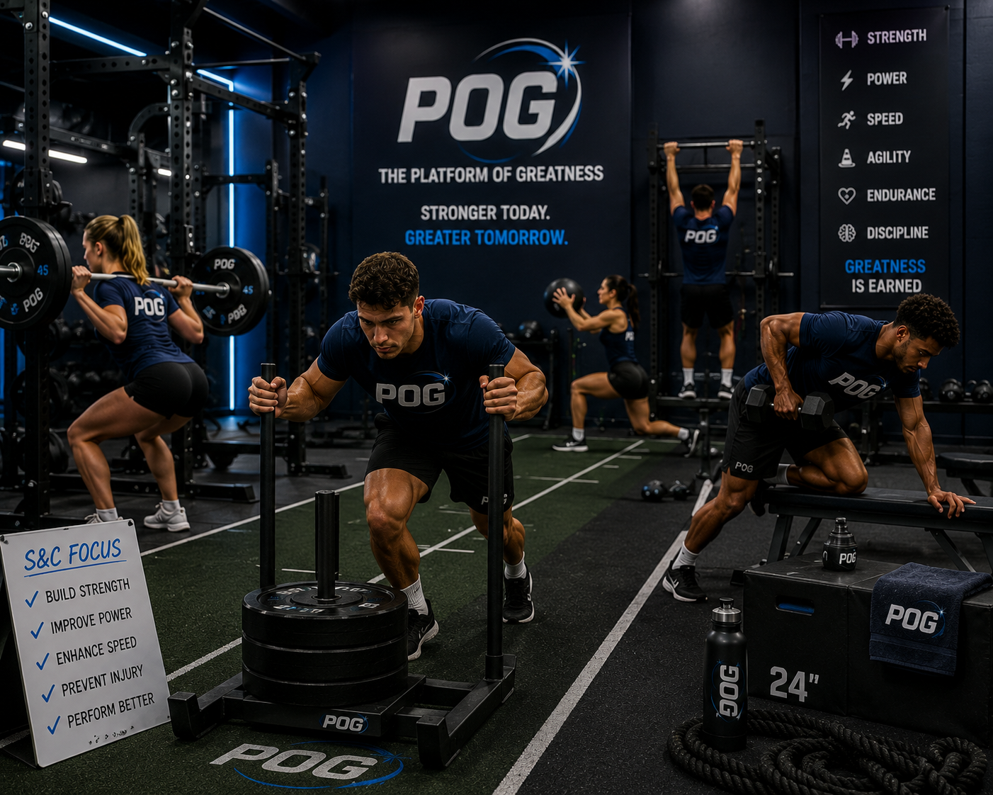 Strength & Conditioning on Platform of Greatness